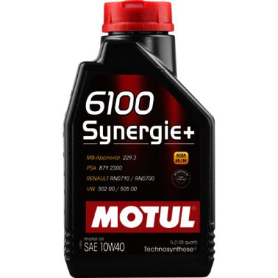 Motul 6100 SYNERGIE+ 10W-40 Motor olaj 1L