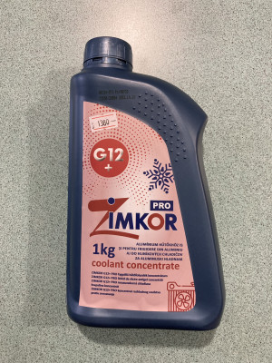 Zimkor Pro (G12+) 1kg Fagyálló Koncentrátum -72°C