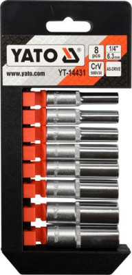 YATO Dugókulcs készlet 8 részes 1/4"